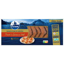Saumon fumé de Norvège pavot & épices de Noël