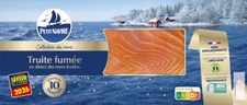 Truite fumée élevée en mer