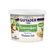 Tartinable de concombre et Fromage fouetté Madame Loïk