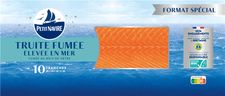 Truite fumée élevée en mer