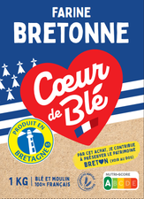 Farine de blé Coeur de Blé Bretagne 1kg