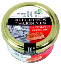 Rillettes de sardines aux tomates Bio
