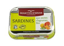 Sardines aux zestes d’agrumes Bio