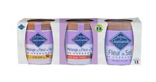 Coffret de mini fleur de sel (nature, curry, sauge & tomates)