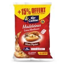 Madeleines Extra Moelleuses Maxi Pépites