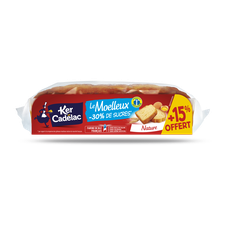 Moelleux nature -30% de sucres
