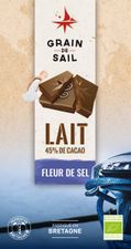 Tablette chocolat au Lait et Fleur de sel