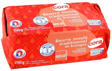 Beurre moulé traditionnel de Bretagne demi-sel