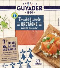 Truite fumée Bretagne élevée en mer